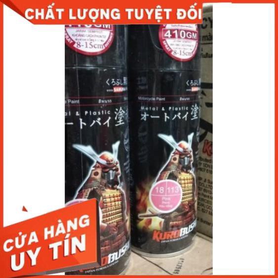 SƠN SAMURAI KUROBUSHI  MÀU HỒNG TIÊU CHUẨN (113)