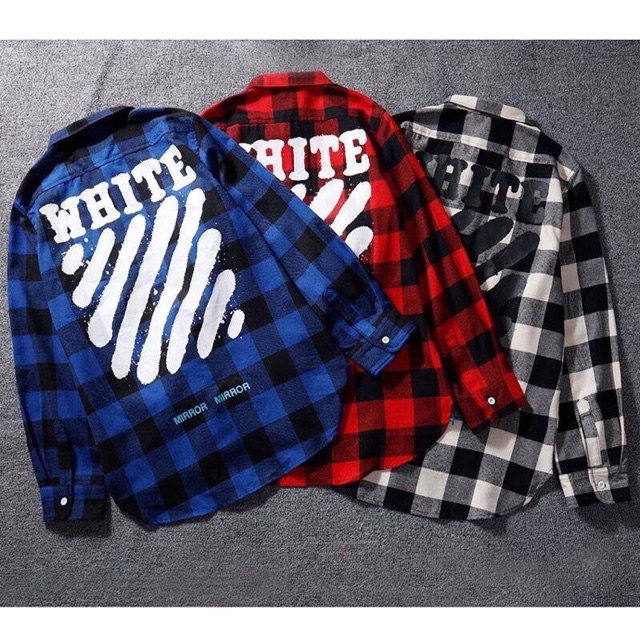 Flannel off white