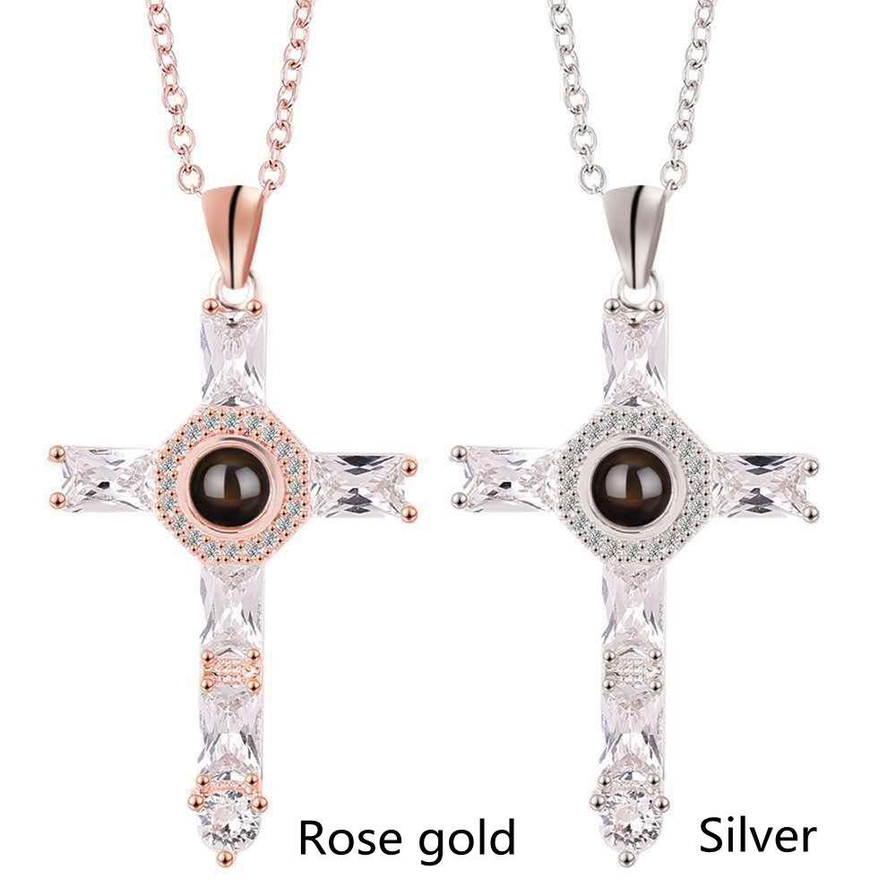 Eutus Vòng cổ Mặt Máy Chiếu Chữ Thập Phong Cách Boho Thời TrangTúi Đeo Chéo Hình Chữ Thập Thời Trang Cá Tính