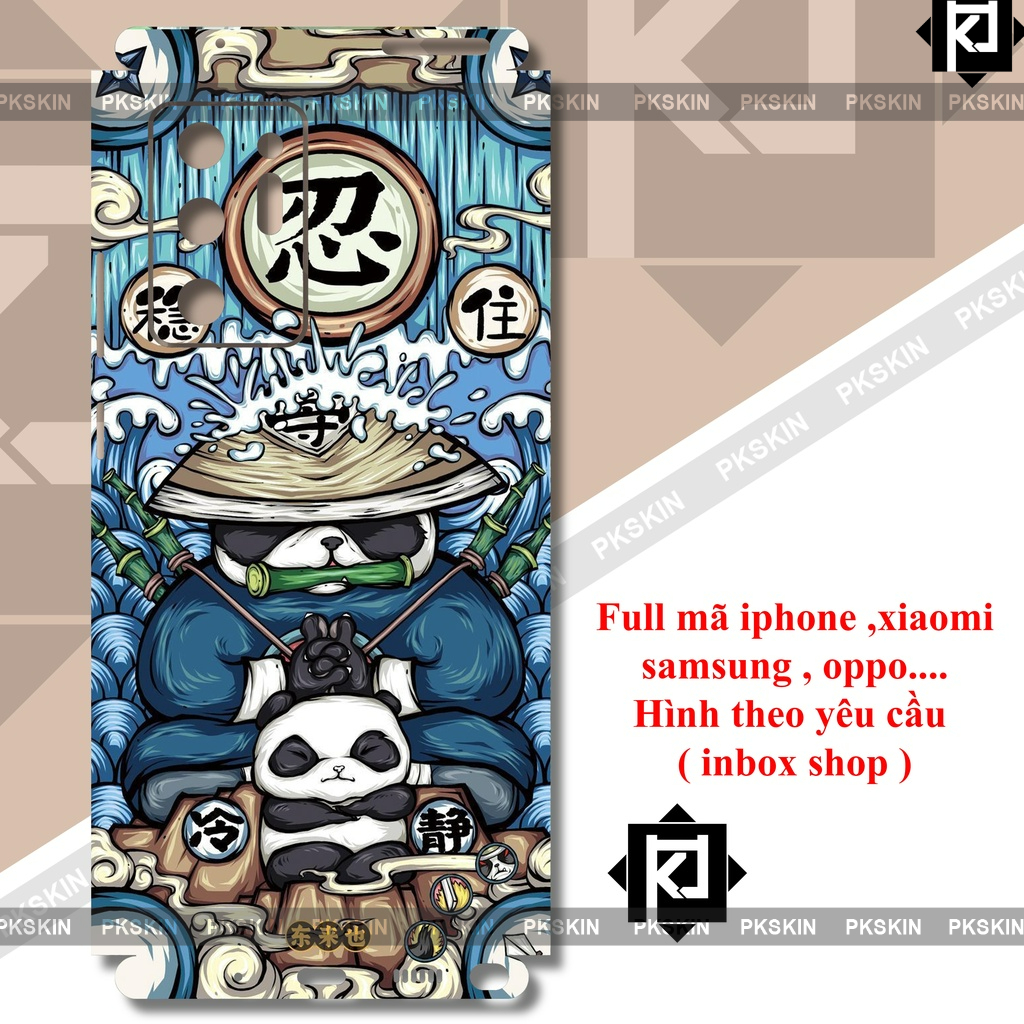 Miếng dán skin full viền samsung Note 20 ultra , S22 ultra , Note 10 , Note 10 plus , S21 , S22 plus , S21 ultra in hình