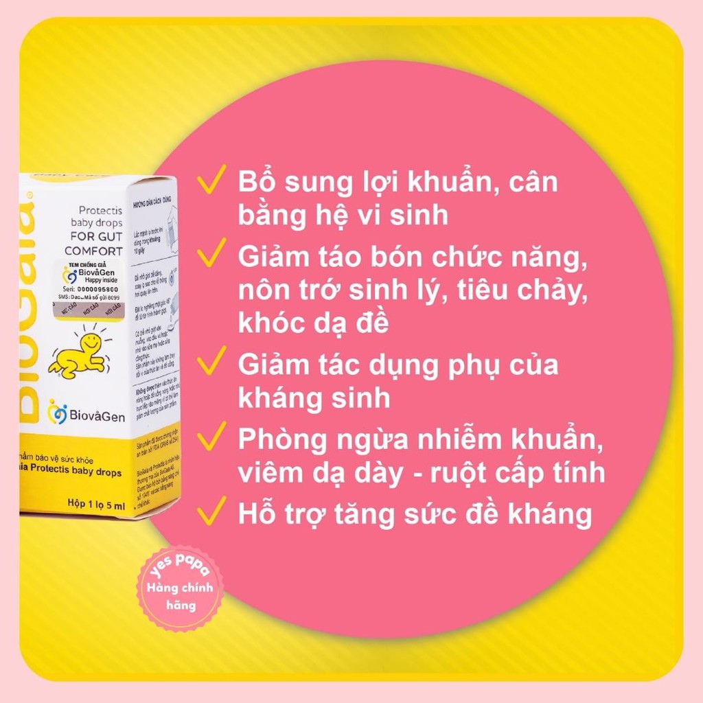 Vitamin D Semper kèm men vi sinh BioGaia Thụy Điển 5ml