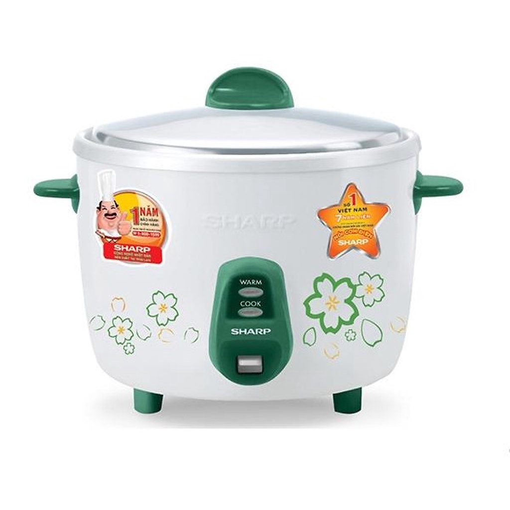 Nồi Cơm Điện Nắp Rời Sharp KSH-D11V (1.1L) - Màu Ngẫu Nhiên