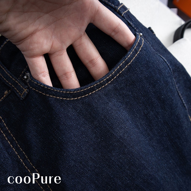 Quần Jean cooPure extra Spandex mẫu mới, quần dài jeans nam cooPure (3 màu) | BigBuy360 - bigbuy360.vn