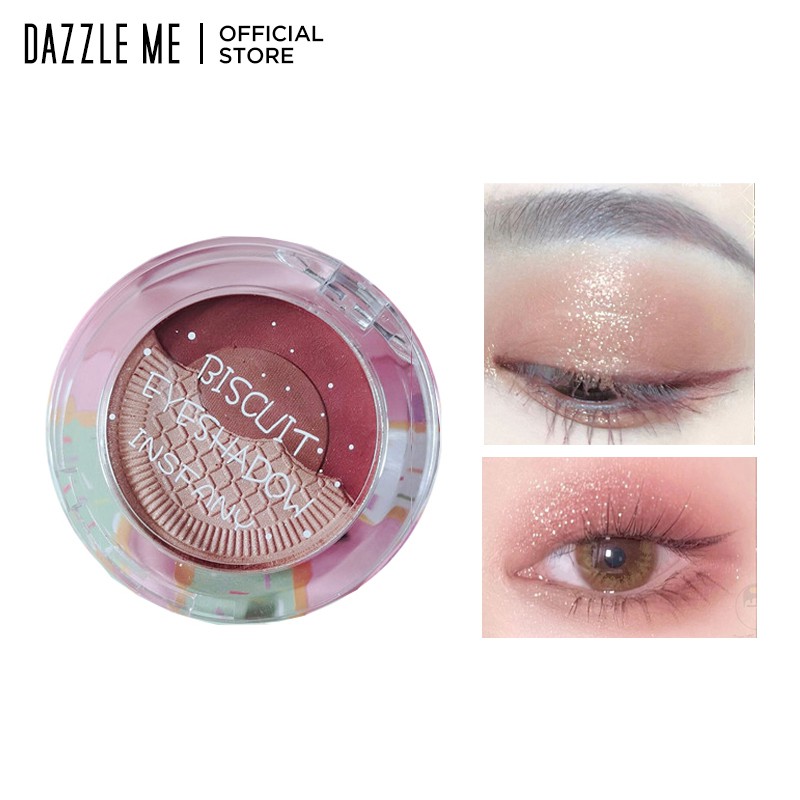 Bảng Phấn Mắt Lì DAZZLE ME Hình Hộp Bánh Qui Nhỏ 4.2g | BigBuy360 - bigbuy360.vn