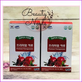 HỘP NƯỚC ÉP LỰU NGUYÊN CHẤT PREMIUM POMEGRANATE ( 7 GÓI/HỘP)