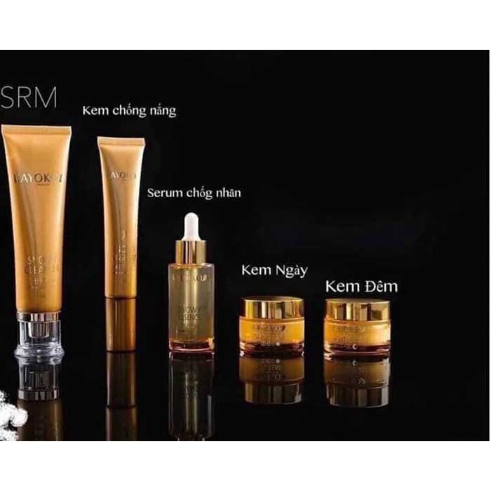 Bộ Mỹ Phẩm Kayoko vàng 5in1 làm mờ nám, tàn nhang