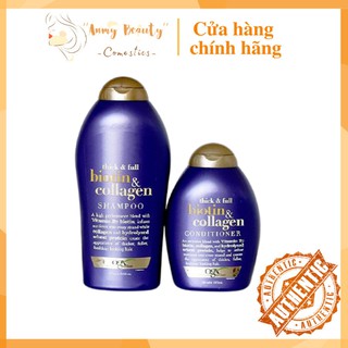 [BIOTIN TÍM]Dầu Gội & Xả Biotin Collagen _ Giảm Rụng Tóc Và Giúp Mọc Tóc(385ml_577ml)