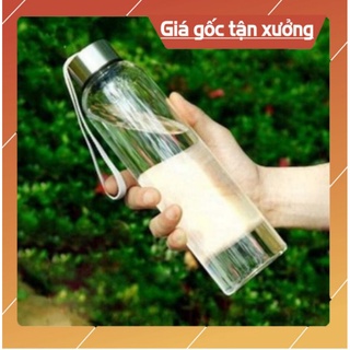 [Loại 1] Combo 5 chai nước thủy tinh 500ml
