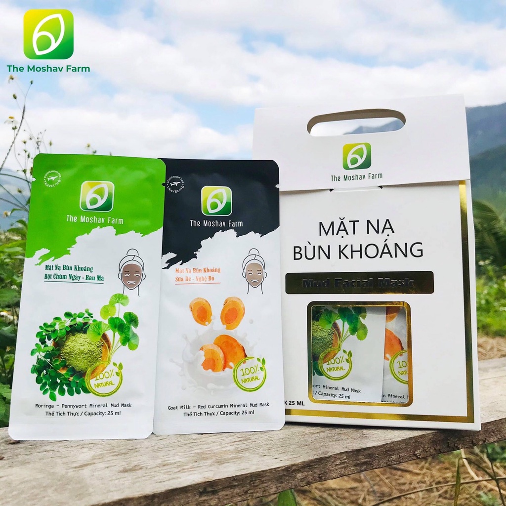 MẶT NẠ BÙN KHOÁNG THIÊN NHIÊN (The Moshav Farm)