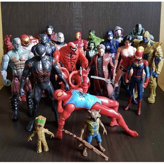 bộ 20 Mô hình Đồ Chơi Marvel Siêu anh hùng Avengers Siêu nhân