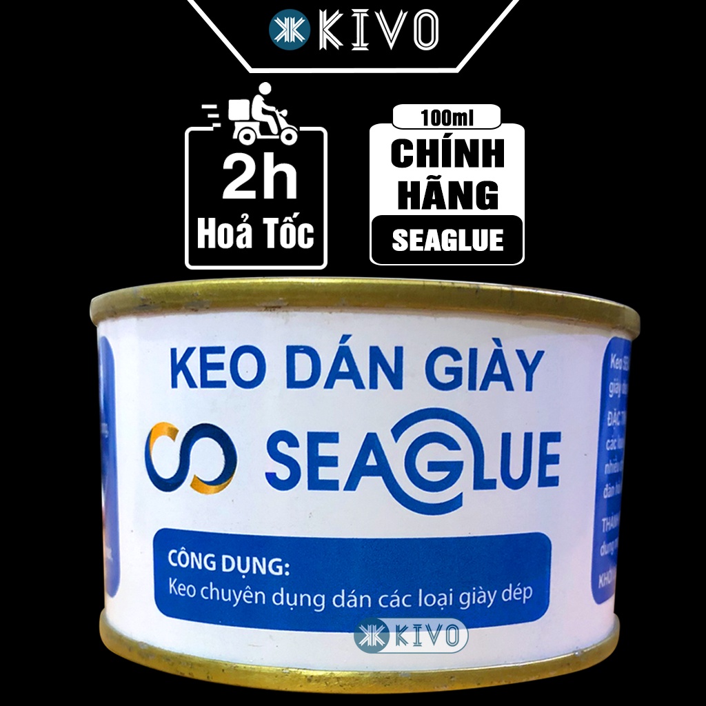 Keo Dán Giày - Keo Siêu Dính Đa Năng Sea Glue 100gr Chịu Lực , Chịu Nước Tốt, Có Khả Năng Co Giãn Đàn Hồi Tốt - Kivo