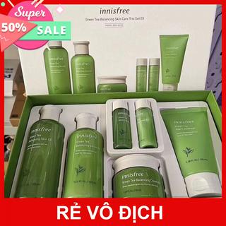 Bộ dưỡng trà xanh 6 món innisfree green tea balancing special skin care ex 2020