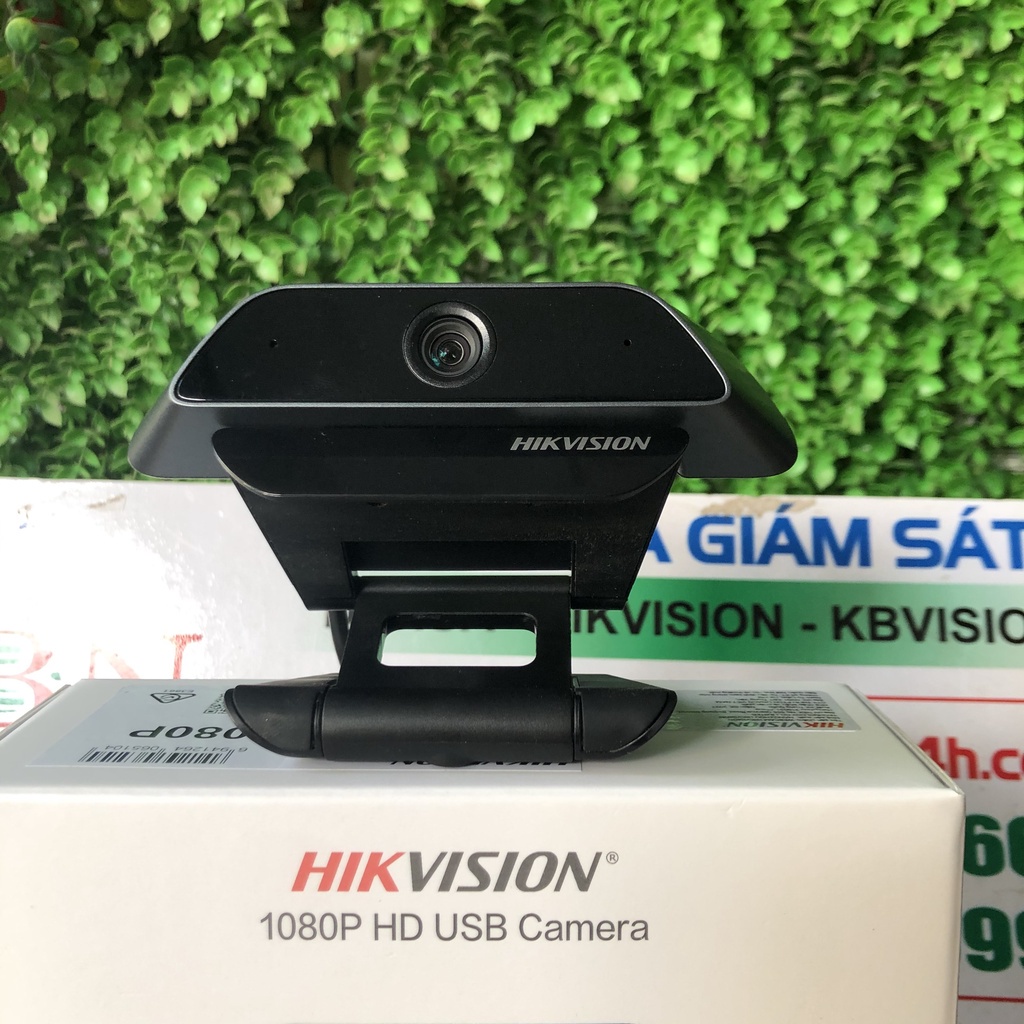 Webcam Hikvision DS U12 1080P cắm cổng usb hỗ trợ mic cho hình ảnh cực nét - Bảo hành 12 tháng chính hãng