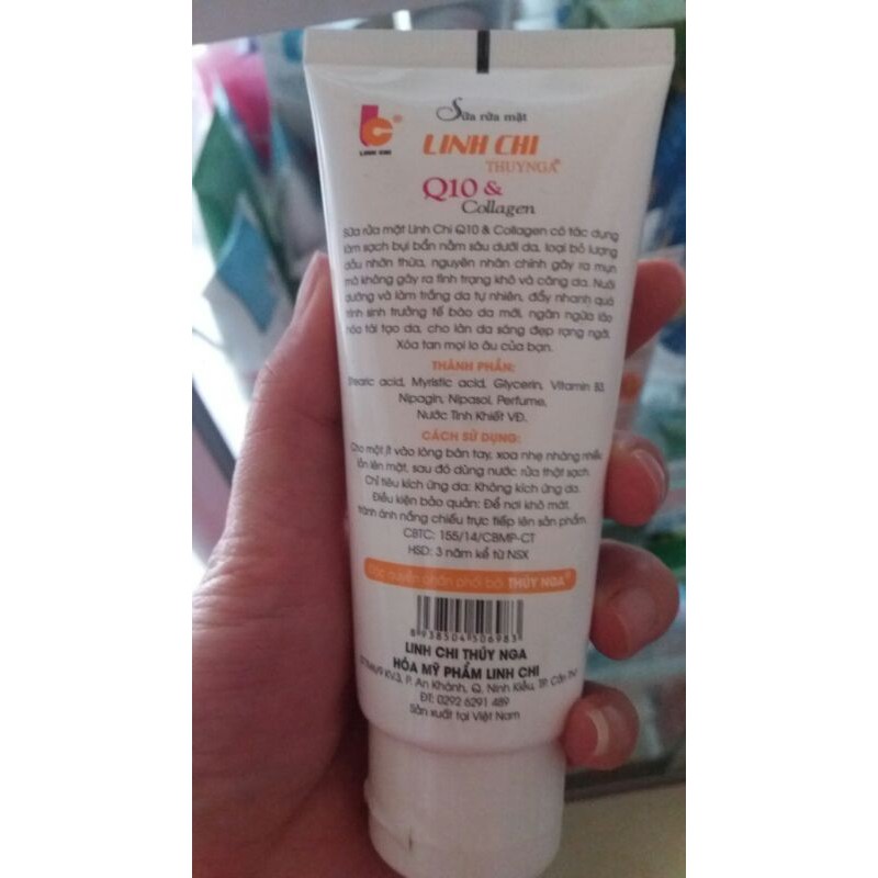 SỮA RỬA MẶT LINH CHI Q10& COLLAGEN  TRẮNG DA, TÁI TẠO VÀ BẢO VỆ DA | BigBuy360 - bigbuy360.vn