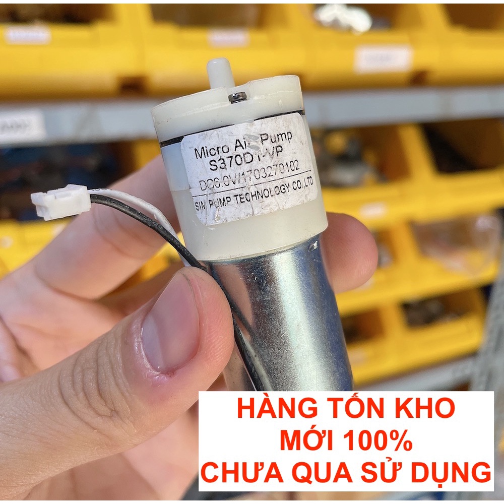 Máy bơm khi oxy mini 3V - 6V mới motor 370 hút chân không bơm khí oxy - LK0014