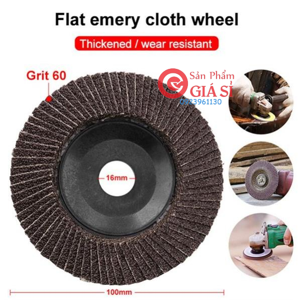 Đĩa mài nhám đánh bóng cho máy mài góc 100mm ❤️freeship❤️