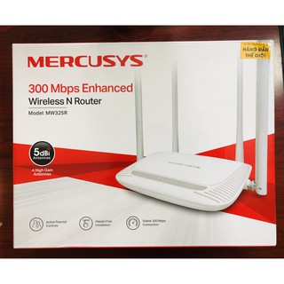 Bộ phát sóng wifi 4 râu chính hãng MERCUSYS MW-325R bảo hành 24 tháng