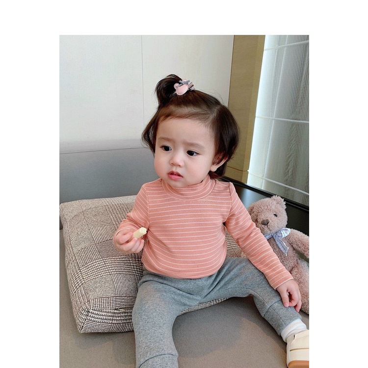 [6-18kg] Áo len tăm cổ lọ xuất hàn cho bé trai, bé gái (kwoo)