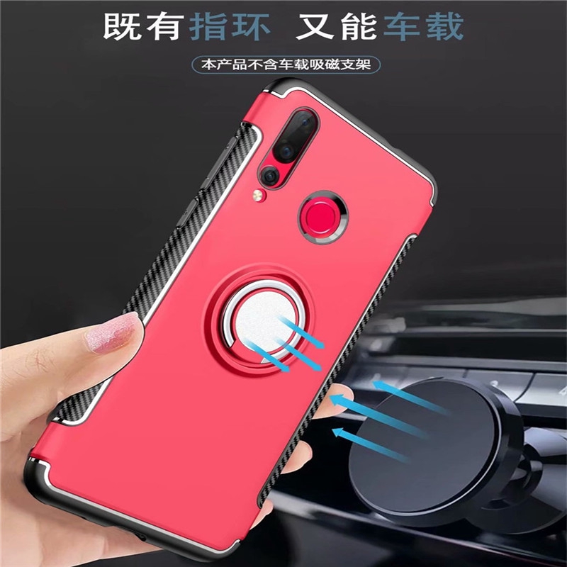 Ốp Lưng Cứng Có Giá Đỡ Nam Châm 2 Trong 1 Cho Huawei P30 Pro Lite Nova 4e P Smart Plus 2019 Honor 10i 20i 10 20 Lite Y5 Y9 2019