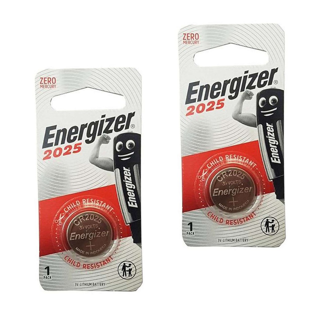 Pin CR2025 Energizer 2 viên 3Vol chính hãng