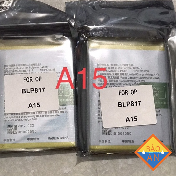 Pin oppo A15 / A15s / BLP817 - pin zin 4230mAh