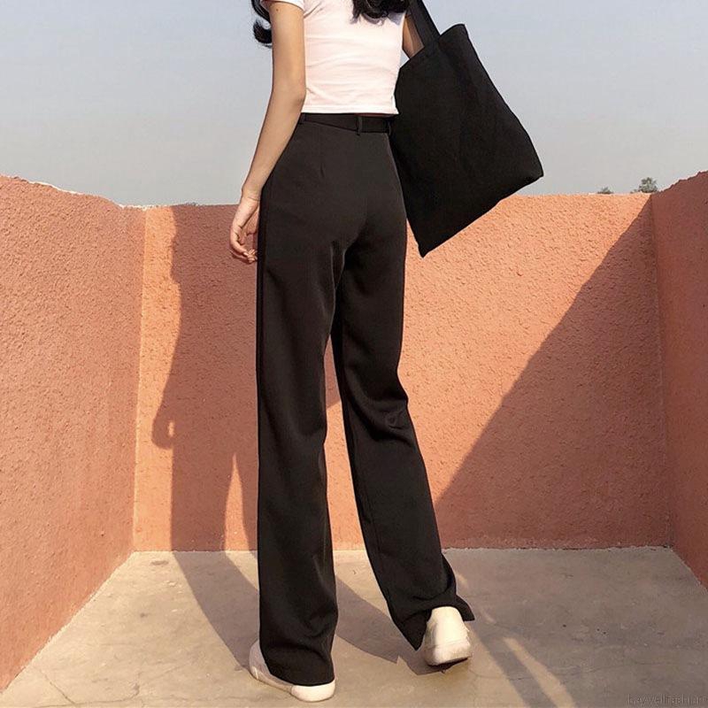 [Baywellfashion]Quần Dài Nữ Ống Rộng Thời Trang Phong Cách | BigBuy360 - bigbuy360.vn