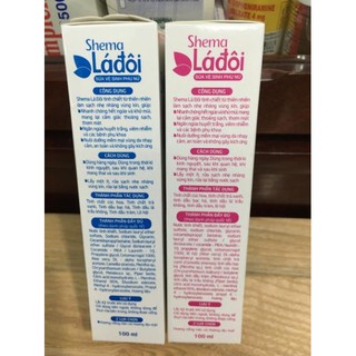 Sữa vệ sinh phụ nữ Shema lá đôi 100ml