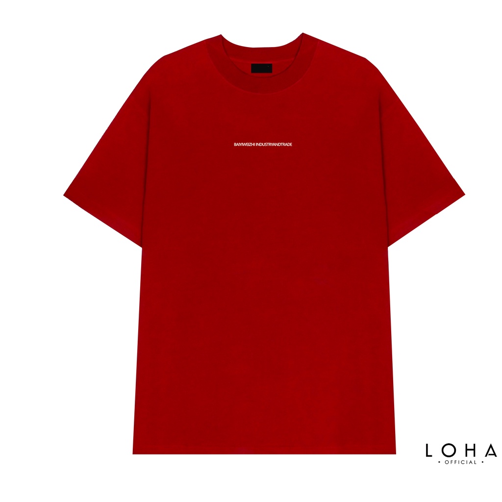 Áo T-shirt Nam Nữ  INDUSTRYANDTRADE Tay Lỡ 100% Cotton Cao Cấp Form Đẹp Mặc Đôi Mặc Cặp LOHA, T-shirt Loha