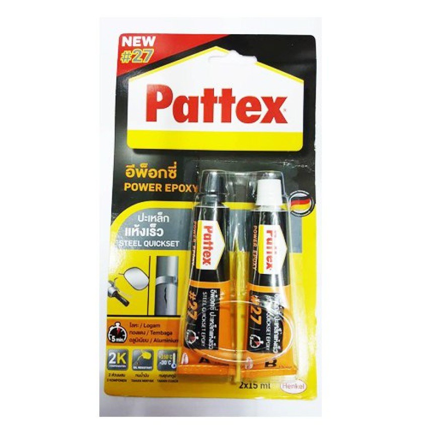 Chất độn thép Epoxy MHJ PATTEX DURO 27 Loại khô nhanh