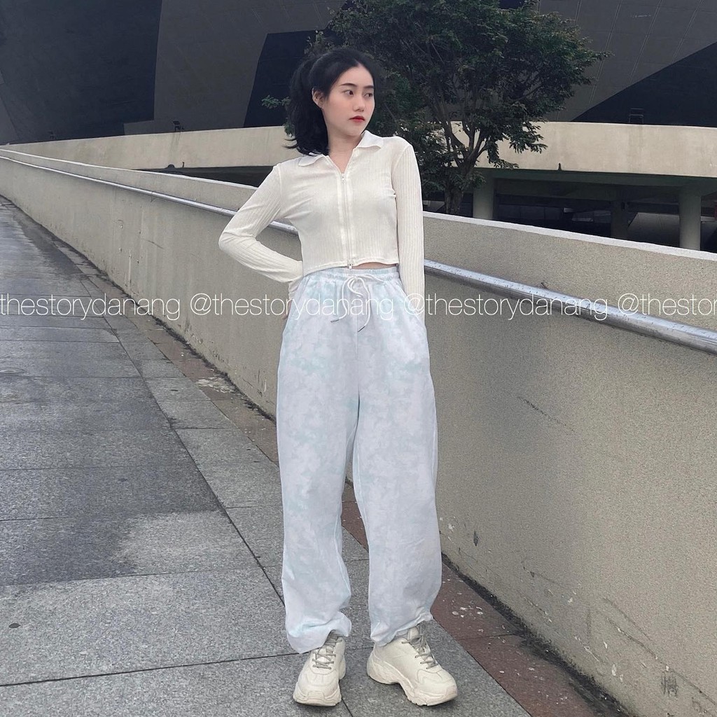 [STORY MADE] [STR] [ẢNH THẬT SHOP CHỤP] Quần jogger loang lưng chun Q478