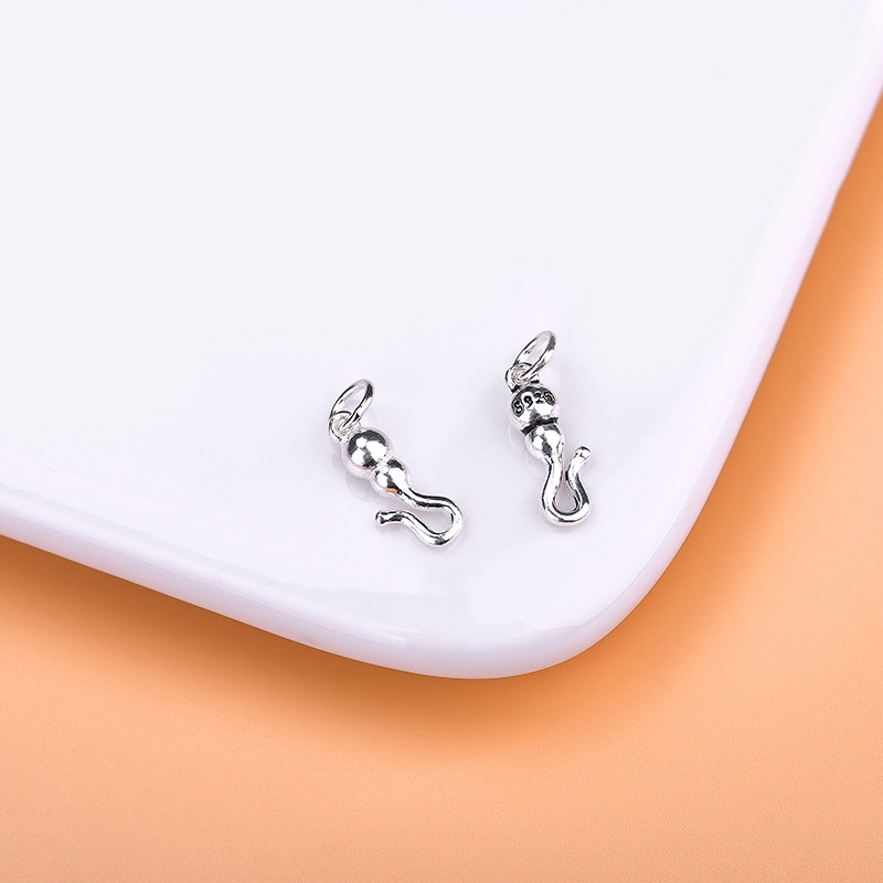 █diy゜ S925 Bạc●Phụ Kiện Móc Khóa Bạc 925 Hình Chim Phượng Hoàng Dùng Làm Trang Sức DIY