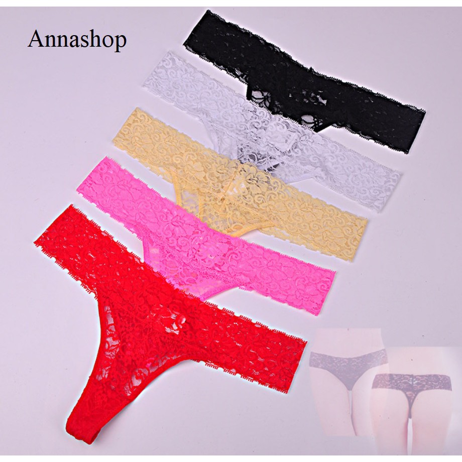 Quần lót nữ sexy lọt khe ren cao cấp, trẻ trung, thoải mái, thoát mát  Anna Shop