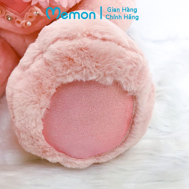 Gấu Bông Teddy Ôm Tim Hoa Cao Cấp Memon