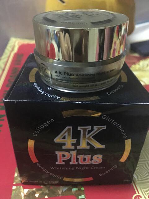 Kem Dưỡng Trắng Da Mặt Ban Đêm 4k Plus Whitening Night Cream ( cam kết chính hãng) | BigBuy360 - bigbuy360.vn