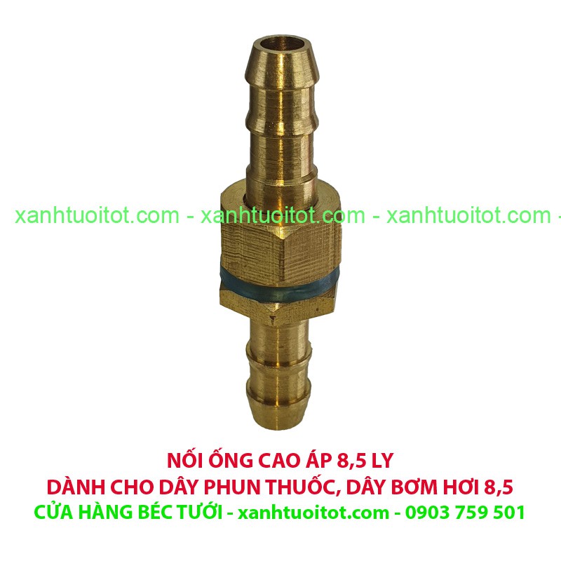 Bộ 2 cái NỐI ỐNG ÁP LỰC 8,5 LY DÀNH CHO DÂY TƯỚI PHUN THUỐC HAY BƠM HƠI ÁP CAO