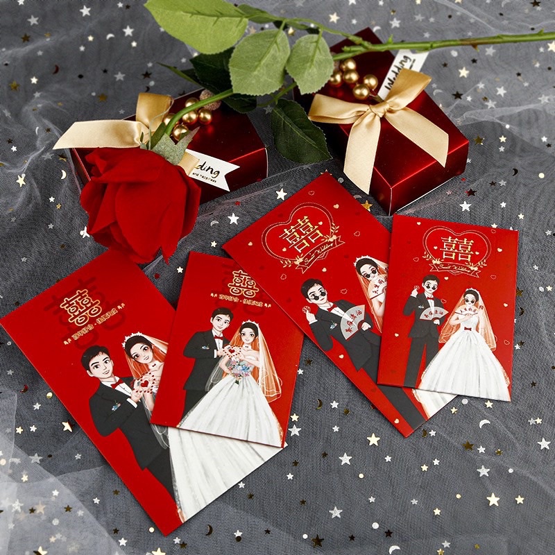 *10 Bao Lì Xì Cưới Nạp Tài, Mâm Quả, Nhiều Mẫu Sang Xịn Chảnh Lạ.