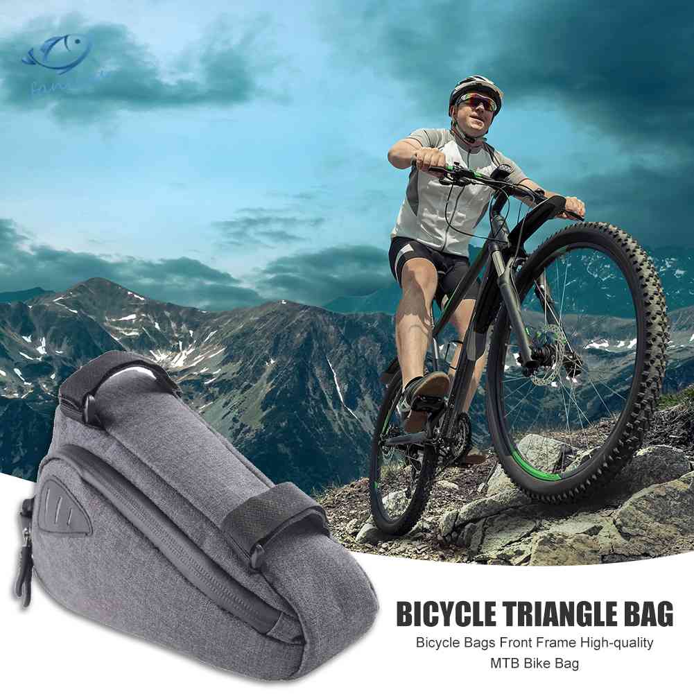 Túi Tam Giác Chống Nước Có Sọc Phản Quang Cho Xe Đạp Leo Núi
