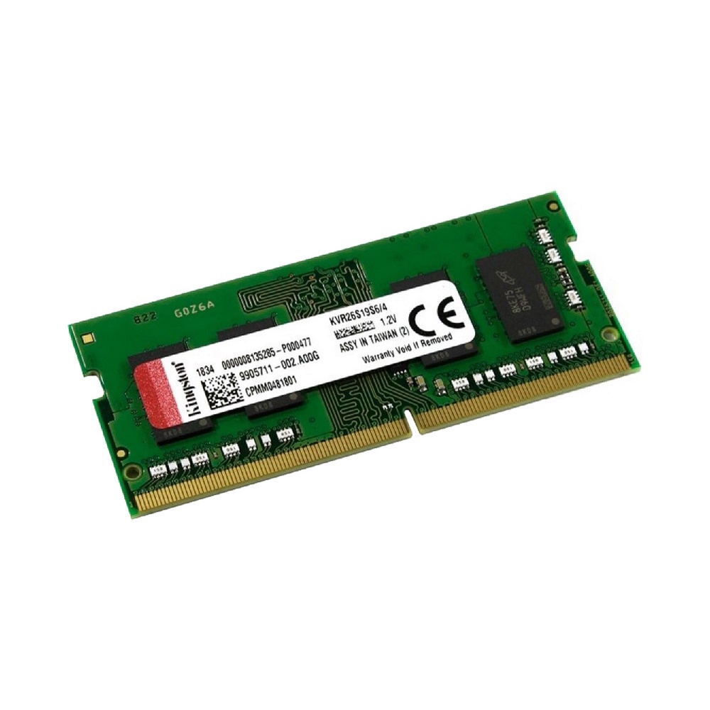 [Có sẵn] [Chính hãng] [Giá hủy diệt] (ĐÃ CÓ VAT) RAM Kingston  SODIMM 1.2V 4GB 2666MHz DDR4 Non-ECC CL19 SODIMM 1Rx16