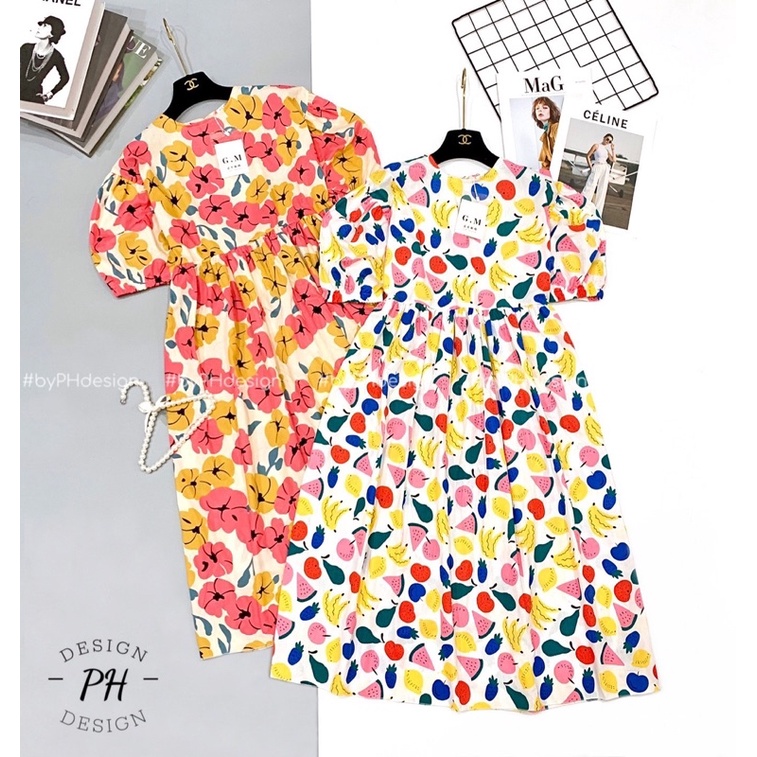 VÁY BABY DOLL HOA QUẢ