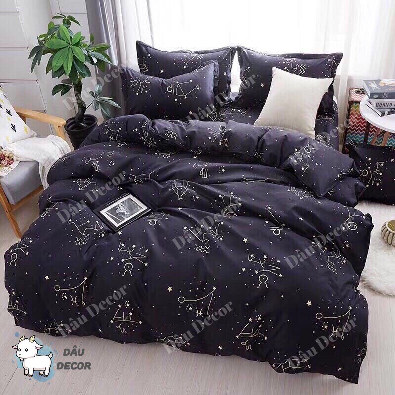 Vỏ chăn lồng được ruột bông chất liệu cotton poly 1m9x2m1, Mẫu đa dạng