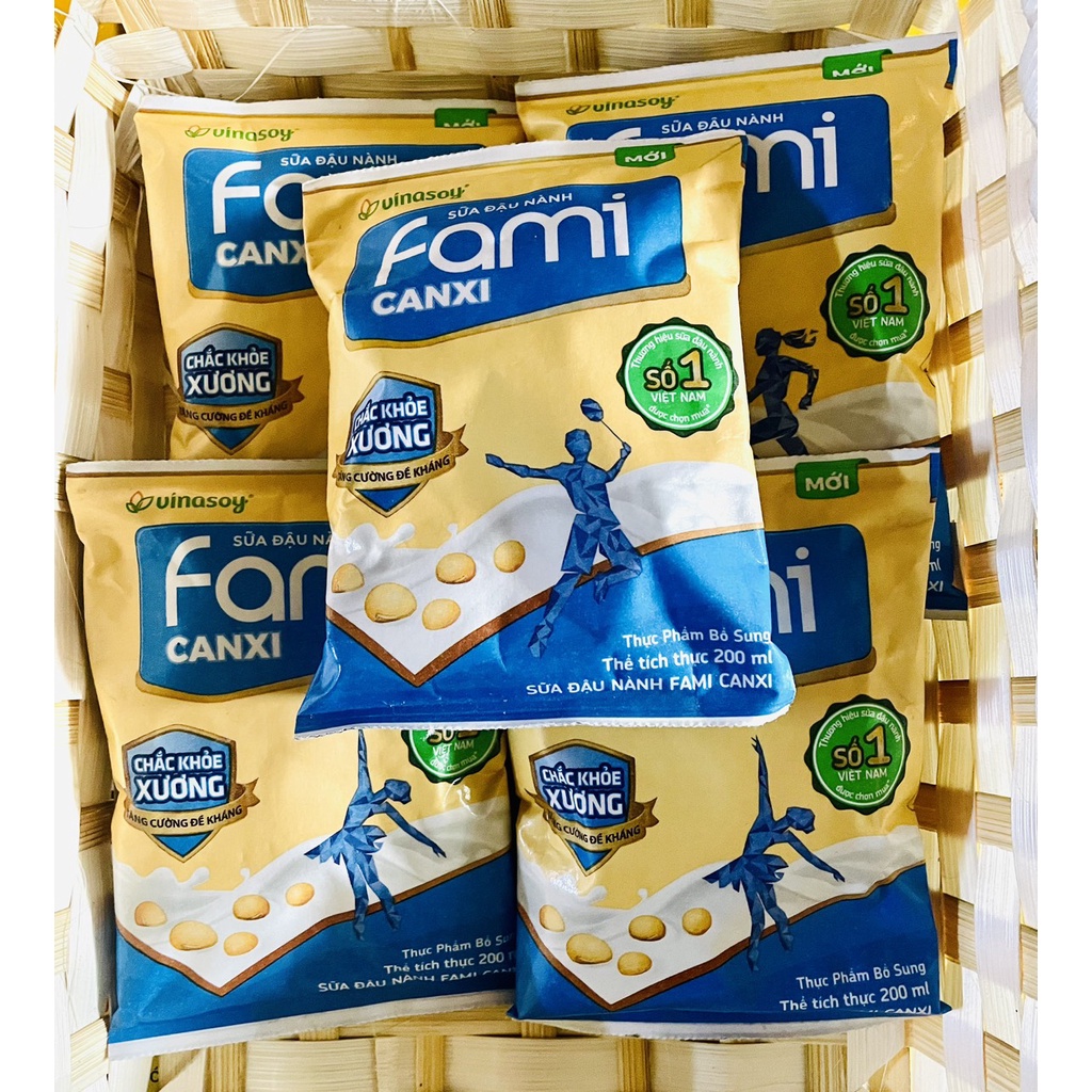 Sữa đậu nành Nguyên chất Fami VINASOY - Sữa đậu nành số 1 Việt Nam