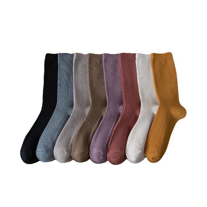 Combo 05 Tất gân cao cổ siêu dầy phong cách Hàn Quốc - SCXT15