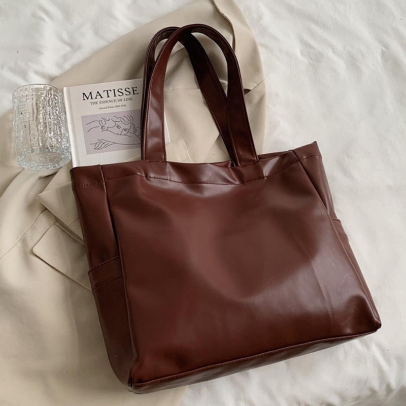 Túi Xách Da PU Cỡ Lớn Có Khóa Cài Mạnh Mẽ Sang Trọng Cho Nữ