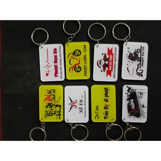 MÓC KHÓA MICA in logo phượt