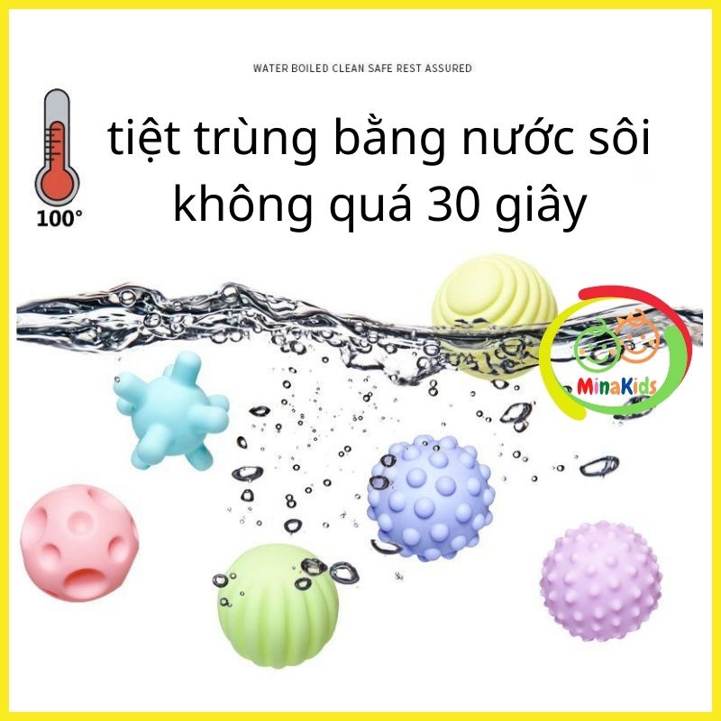 Sét 6 Bóng Mềm Phát Triển Giác Quan Cho Bé B11