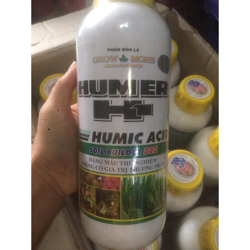 Phân bón lá NPK SINH HỌC HUMIC 322 HUMER H1 1 lít