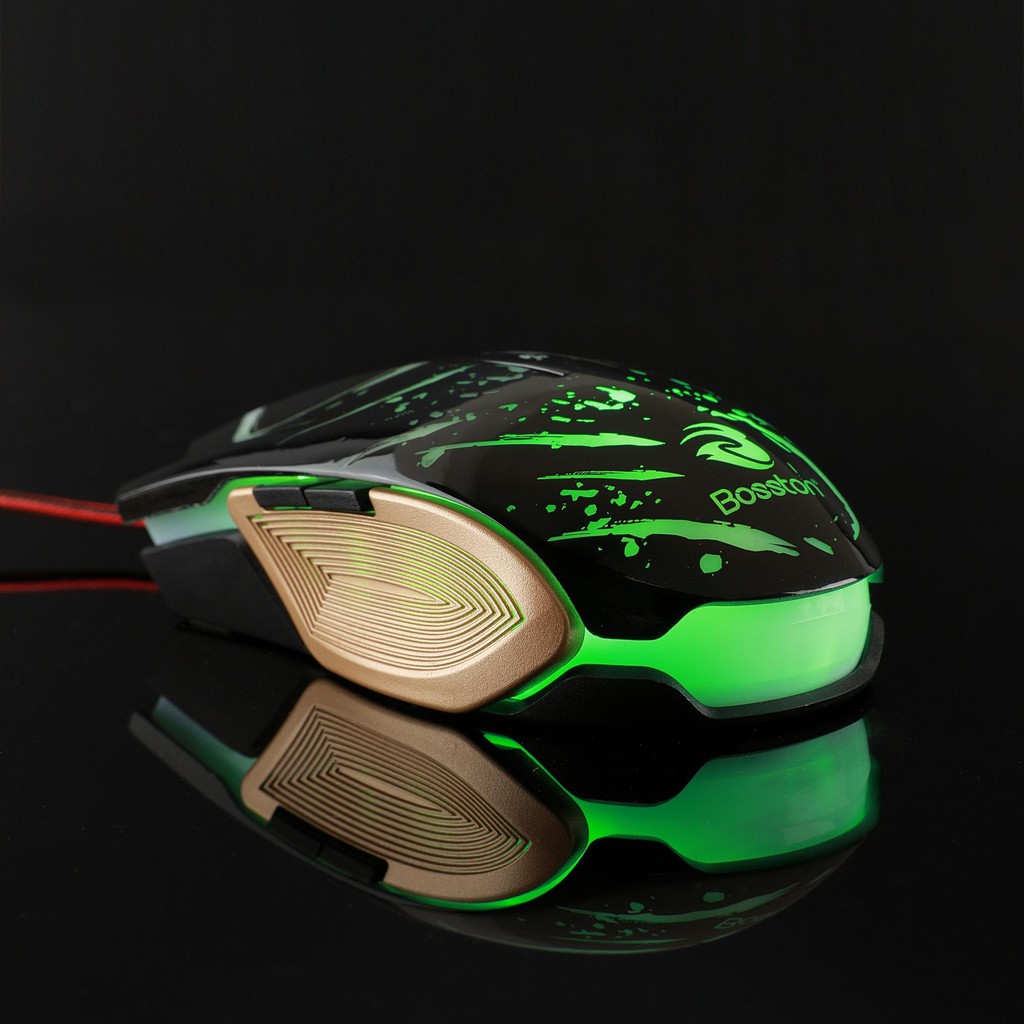 Chuột chuyên game Bosston GM100 Led đa màu giá rẻ - BH 1 năm | BigBuy360 - bigbuy360.vn