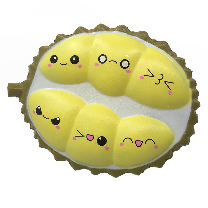 Squishy NỬA QUẢ SẦU RIÊNG BIỂU CẢM CẢM XÚC Đẹp Đại Khổng Lồ Chính Hãng