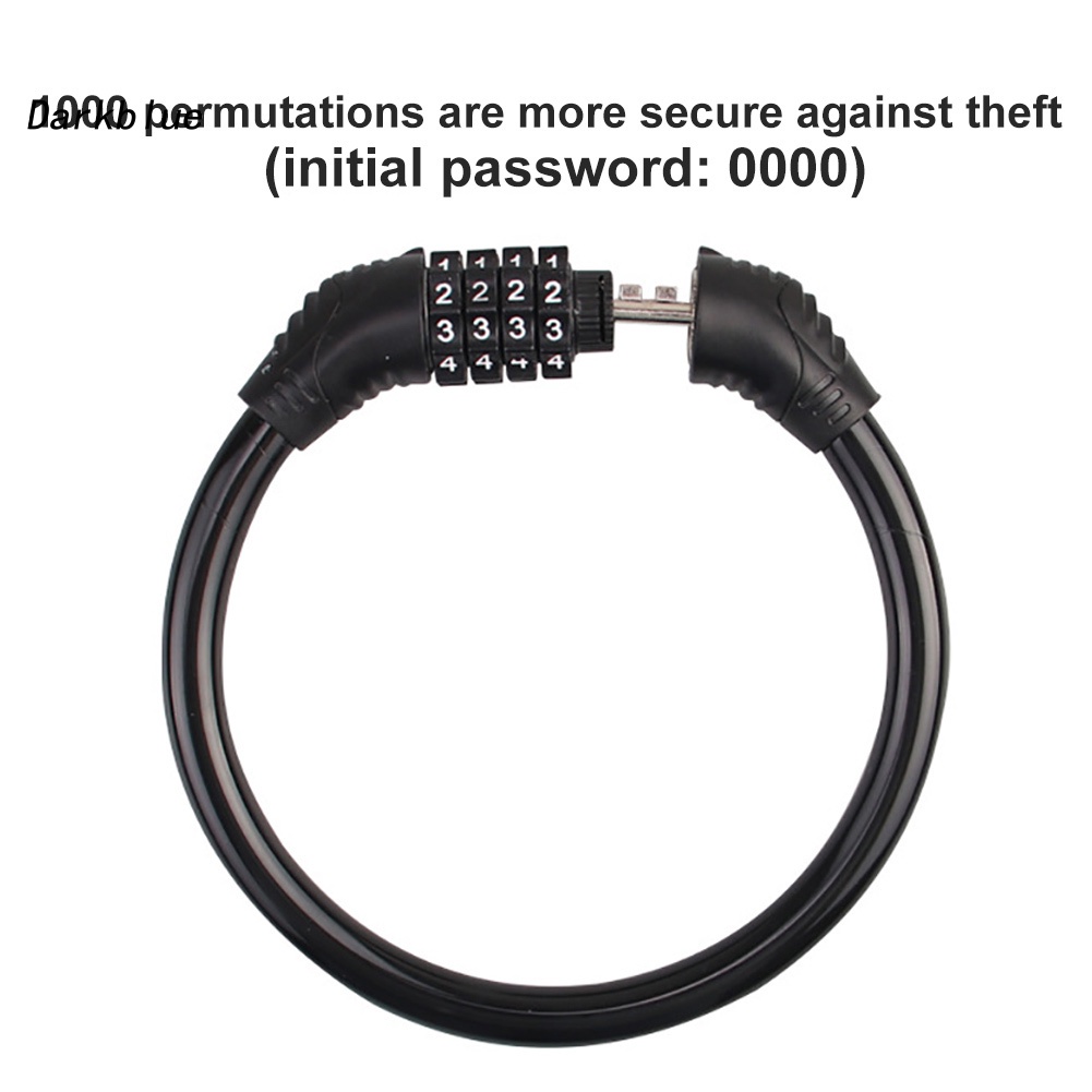 Dây khóa xe đạp mật khẩu 4 số