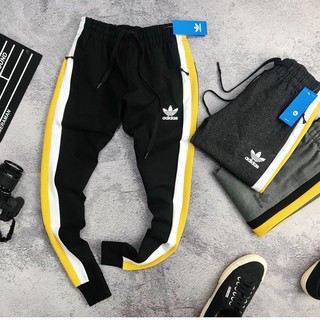 Quần jogger thun nam màu đen q01b